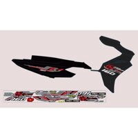 TEM CHẾ AIR BLADE 160 KIỂNG DÁN XE ĐEN