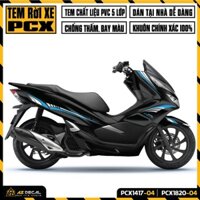 Tem Chế Dán Xe PCX 125 150 160 Mẫu Sport Racing | PCX-04 | Decal Rời Dán Xe Máy PCX Chống Nước Bền Màu