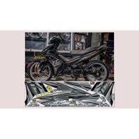 TEM CHẾ EXCITER 135 LC BẠC ĐEN DÁN XE ĐEN