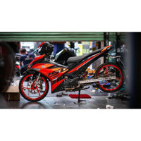 tem chế exciter 150 đen cam
