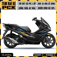 Tem Chế PCX Mẫu Thiết Kế PCX 160 | PCX-17 | Decal Rời Dán Xe PCX 125 150 160 Chống Thấm Nước TCM
