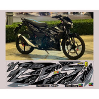 tem chế satria đen bạc