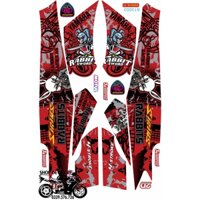 Tem Chế Sirius Fi Thỏ Rabbit MS 613003 - Tem,3 Lớp Cao Cấp - Tem Rời Sirius 115cc