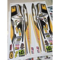 Tem Chế - Tem Rời Yamaha Exciter RC Vàng Đen 2010  - Decal In Chất Lượng