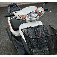 Tem chế xe Dio màu trắng- Tem decal 3 lớp