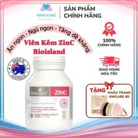 [Tem Chemist] Kẽm ZinC Bio island Úc – Kẽm viên nhai tăng đề kháng cho bé từ 1 tuổi [nội địa ÚC]