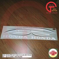 TEM CHỈ, DECAL MÀU XÁM DÁN XE HONDA3M 2008 VISION, LEAD, SH - PHẢN QUANG CỰC SÁNG