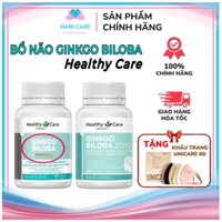 [TEM CHÍNH HÃNG] Bổ não Úc GINKGO BILOBA 2000 - 6000 Healthycare Ginkgo Biloba Úc