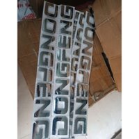 Tem Chữ DONGFENG mạ Crom