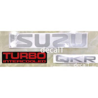 Tem Chữ Isuzu Turbo Intercooler QKR Dán Xe Tải Isuzu. Tem Chữ Isuzu Turbo Intercooler QKR Dán Đầu Xe Tải Isuzu