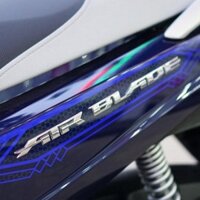 Tem chữ nổi Air Blade 2018 2019 hàng cao cấp màu bạc