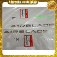 Tem chữ nổi Air Blade 2020 ,2021,2022 chính hãng honda