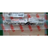 Tem chữ nổi Ultimo - Trắng si inox viền vàng