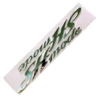 TEM CHỮ NỔI xe SH mode, Decan dán xe SHmode NHỰA CỨNG XI BÓNG-màu Bạc