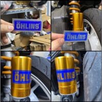 Tem Chữ Ohlin Kéo Lụa Dán Bình Dầu Chính Hãng Dành Cho Phuộc Bình Dầu Trên Hoặc Dưới