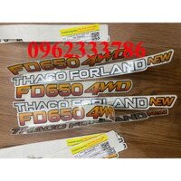Tem chữ Thaco Forland F650 - 4WD ( chính hãng )( 1 bên cánh cửa )