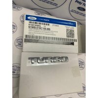 Tem chữ turbo mạ crom trang trí mang cá Ford Ranger, Everest 2022 2023 24 25 N1WZ16098Q N1WZ16098F