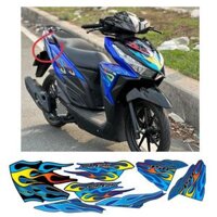 tem click 2017 lửa đen xanh