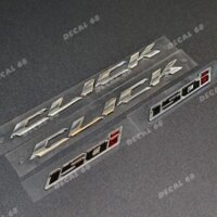 Tem Click Chữ Nổi 3D Sắc Nét Decal Nhãn Dán