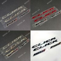 Tem Click Chữ Nổi 3D Sắc Nét Decal Nhãn Dán