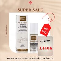 [TEM CÔNG TY]Tinh Chất Làm Sáng Da, Mờ Thâm, Duy Trì Sau Hydroquinone - MartiDerm Pigment Zero DSP Serum (30ml)