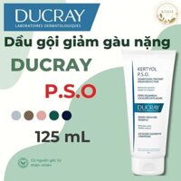 (TEM CTY) Ducray Kertyol PSO Shampoo 125mL - Dầu Gội Đầu Cho Gàu Mảng