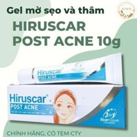 (TEM CTY) Gel chăm sóc sẹo mụn và mụn thâm Hiruscar Post Acne 10g