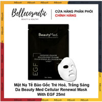 [tem Cty] Mặt Nạ Tế Bào Gốc BeautyMed EGF Cellular Renewal Bio-cellulose Mask Sinh Học Tái Tạo Tế Bào Da