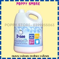 [Tem đại thinh, nắp NEO] Nước giặt xả 2 in 1 Dnee trắng thái lan 3000ml chính hãng thái lan.