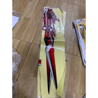 Tem dán 3 lớp xe Jupiter (gravita ) đen đỏ - zin chính hãng yamaha