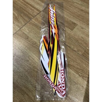 Tem dán 3 lớp xe Wave anpha (đời thứ 2 máy trắng ) đỏ cờ -tem zin theo xe chính hãng Honda