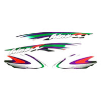 TEM DÀN ÁO WAVE ALPHA 2005 MÀU XANH LÁ,