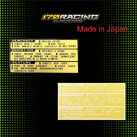 Tem Dán Bửng Xe CUB, DD DAX Đời 92 , 94 ,96 , 97 - SCOOPY 50 Chữ In 2 Màu Trắng Đen Hàng Chính Hãng Honda Japan