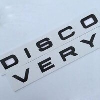 Tem Dán Capo, Logo Chữ Nổi Dán Capo 3D Cho Xe Ô Tô Chữ DISCOVERY 3 MÀU VÀNG, ĐEN , BẠC - Màu Đen