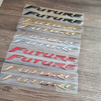 Tem dán chữ nỗi FUTURE thích hợp dán xe Honda Fu Led,honda Future 125i chất liệu nhựa cứng mạ crom SIÊU ZIN