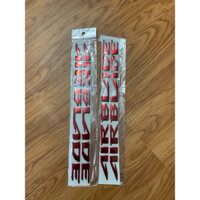 Tem dán chữ nổi sườn sau xe AB Air blade đời 2013->2015 ( màu đỏ -tem chính hãng honda )