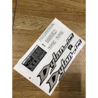 Tem dán chữ nổi sườn sau xe Dylan 125 (nhựa abs dẻo -zin chính hãng honda )