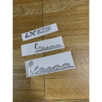 Tem dán chữ nổi sườn sau xe VESPA LX 125 (zin chính hãng piagio ) cao cấp giá rẻ