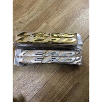 Tem dán chữ nổi sườn sau xe LEAD đời 2010->2016 (màu vàng nhựa abs cứng zin chính hãng honda )