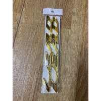 Tem dán chữ nổi sườn sau xe LEAD (đời 2010->2016) màu vàng -nhựa abs cứng zin theo xe chính hãng Honda