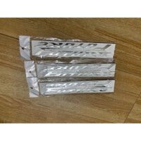 Tem dán chữ nổi sườn sau xe Future (nhựa abs xi trắng cứng zin chính hãng honda )