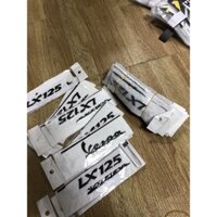 Tem dán chữ nổi sườn sau xe VESPA LX 125 (zin chính hãng Piagio cao cấp )giá rẻ