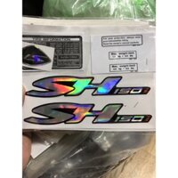 Tem dán chữ nổi sườn sau zin chính hãng HonDa xe SH 150i -nhập khẩu Ý