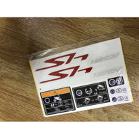 Tem dán chữ nổi sườn sau zin chính hãng HonDa xe SH 150i (cao cấp giá rẻ )