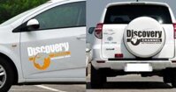 Tem dán độ sườn xe Discovery