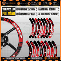 Tem Dán Mâm Xe Máy Chủ Đề Proti FFR | FullV06 | Decal Cao Cấp Thiết Kế Kín Vành, Chống Nước, Bền Màu