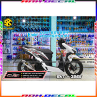 Tem Dán Tem Dán tem rời vario trắng xám thỏ rabbit decal mccal 3265 Logo Nhãn Dán