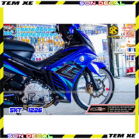 Tem Dán tem rời exciter 135 xanh đen lc Logo