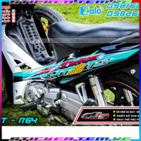 Tem Dán tem rời sirius xanh đen Logo Nhãn dán