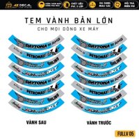 Tem Dán Vành Xe Máy Exciter Winner Đủ 2 Bánh | FullV05 | Decal Dán Mâm Xe Niềng Xe Chống Nước Bền Màu